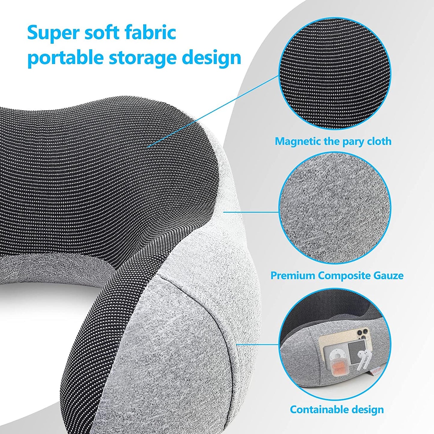ComfortCurve Adjustable Neck Travel Pillow